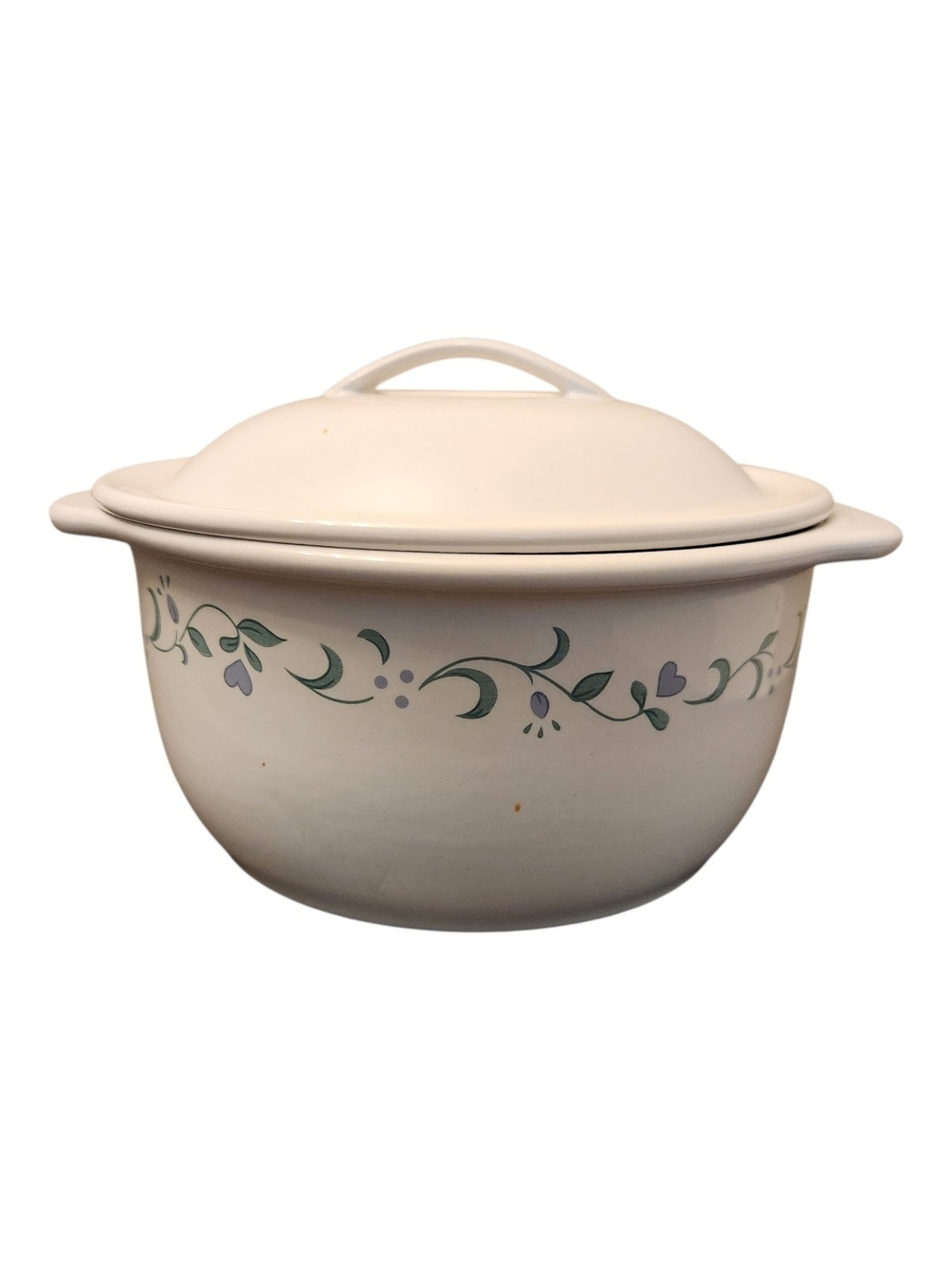 Corelle Coordinates Country Cottage 1.5 Qt Stoneware Casserole Dish with Lid